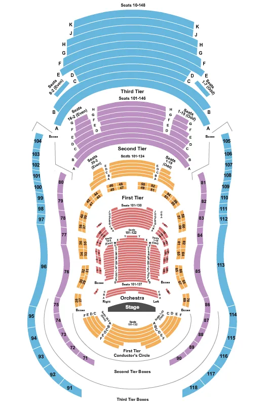 ENDSTAGE 2 Seating Map Seating Chart