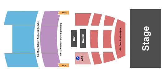 THE LINCOLN CHEYENNE GA ALL BY LEVEL Seating Map Seating Chart