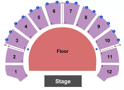 THE MASONIC SAN FRANCISCO DIJON Seating Map Seating Chart