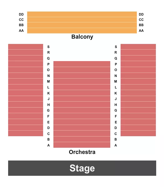 ENDSTAGE Seating Map Seating Chart