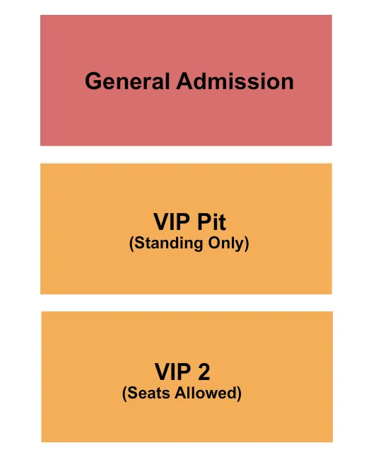 THE MILL TERRE HAUTE GA VIP Seating Map Seating Chart