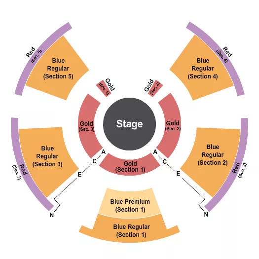 CIRCUS Seating Map Seating Chart