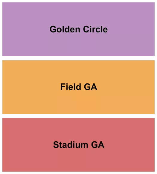 STADIUM FIELD Seating Map Seating Chart