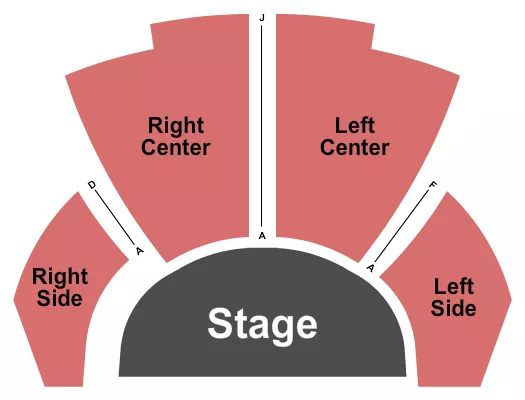 THE OLD CHURCH OR ENDSTAGE Seating Map Seating Chart