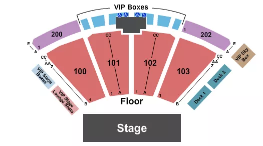 ENDSTAGE NO LAWN NO 300 Seating Map Seating Chart