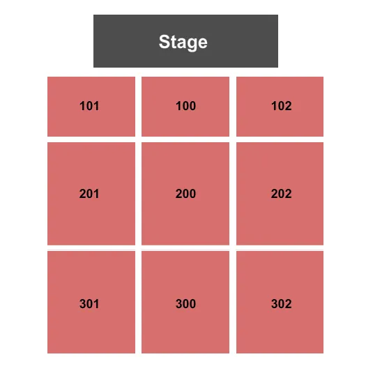 ENDSTAGE Seating Map Seating Chart
