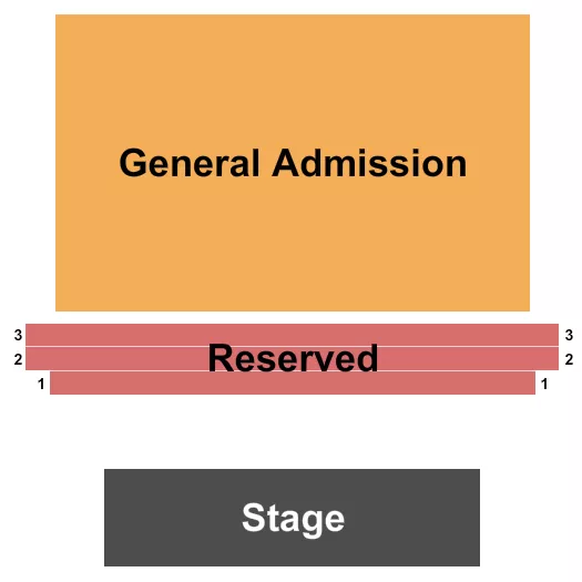 THE PICKIN POST ENDSTAGE Seating Map Seating Chart
