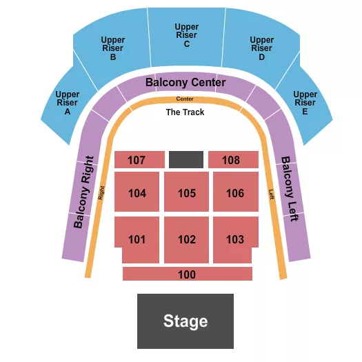 ENDSTAGE 2 Seating Map Seating Chart