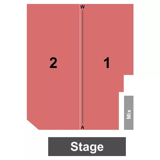ENDSTAGE Seating Map Seating Chart