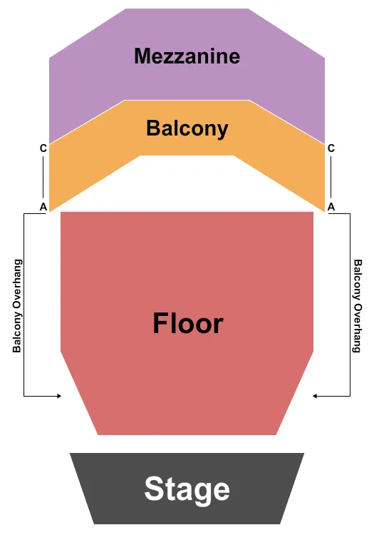THE QUEEN WILMINGTON TALIB KWELI Seating Map Seating Chart