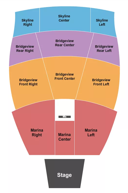 ENDSTAGE 2 Seating Map Seating Chart