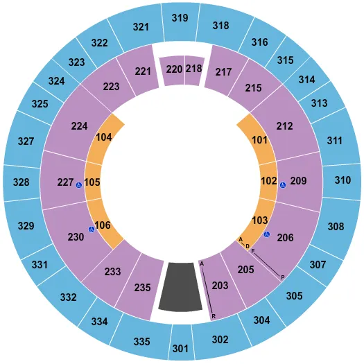 OPEN FLOOR Seating Map Seating Chart