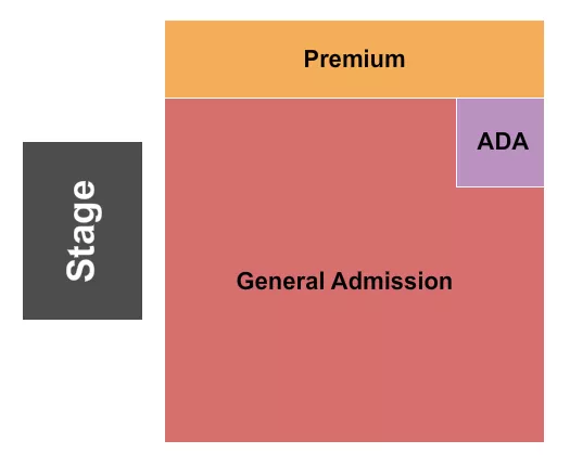 THE SALT SHED OUTDOORS CHICAGO PREMIUM GA Seating Map Seating Chart
