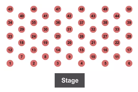 ENDSTAGE TABLES Seating Map Seating Chart