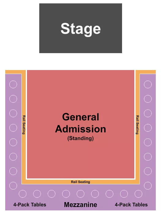 THE SIGNAL TN GA RAIL MEZZ Seating Map Seating Chart
