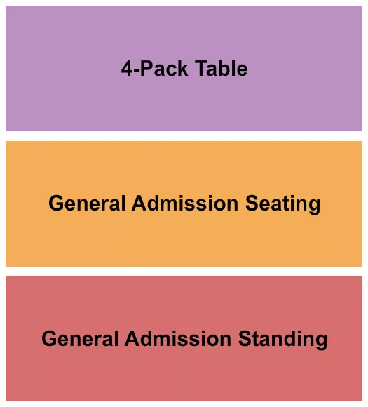 THE SIGNAL TN GA STANDING SEATED Seating Map Seating Chart