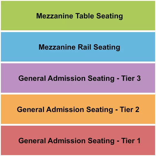 THE SIGNAL TN GA TIERED Seating Map Seating Chart