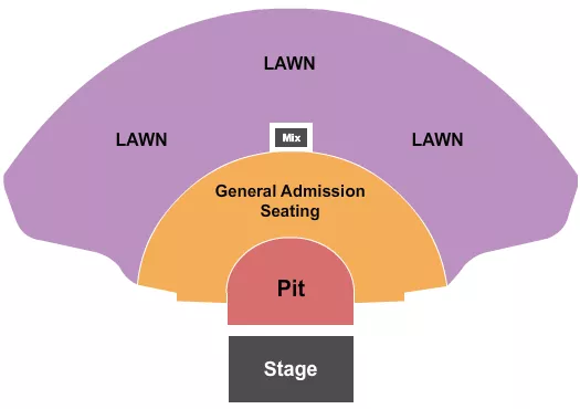 ENDSTAGE ALL GA Seating Map Seating Chart