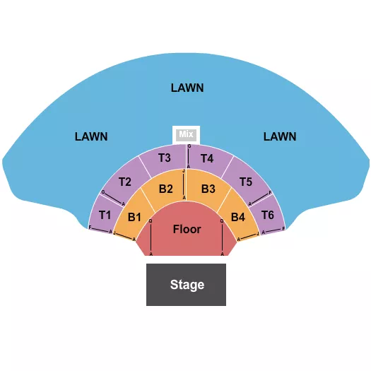 ENDSTAGE Seating Map Seating Chart