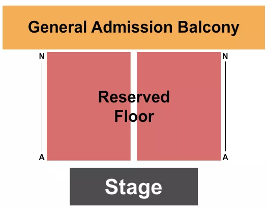 RSVD FLOOR GA BALCONY Seating Map Seating Chart