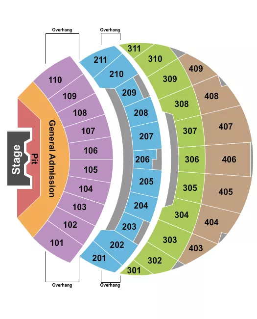 ILLENIUM Seating Map Seating Chart