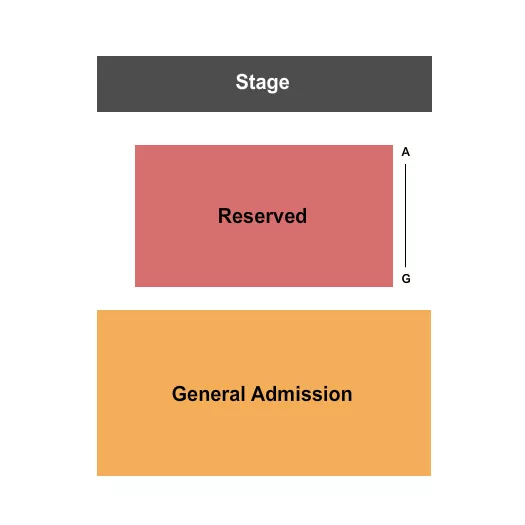 RESERVED GA Seating Map Seating Chart