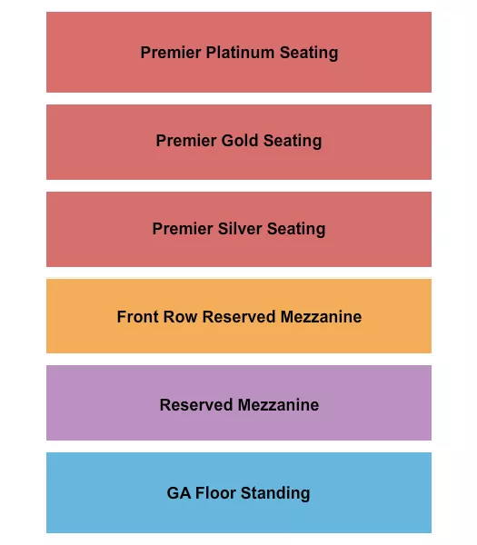 THE STRAND THEATRE RI GA PREMIER MEZZ Seating Map Seating Chart