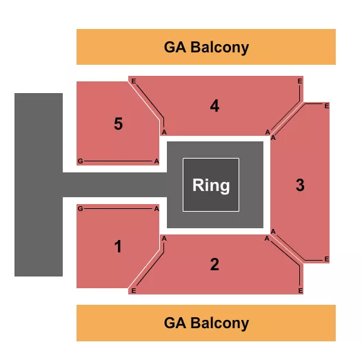 BOXING Seating Map Seating Chart