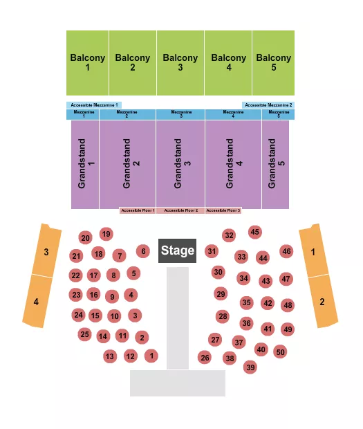 ARM WRESTLING Seating Map Seating Chart