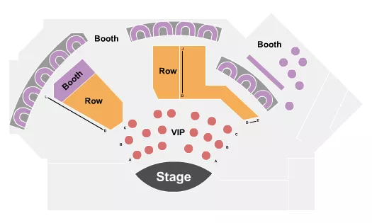 ENDSTAGE Seating Map Seating Chart