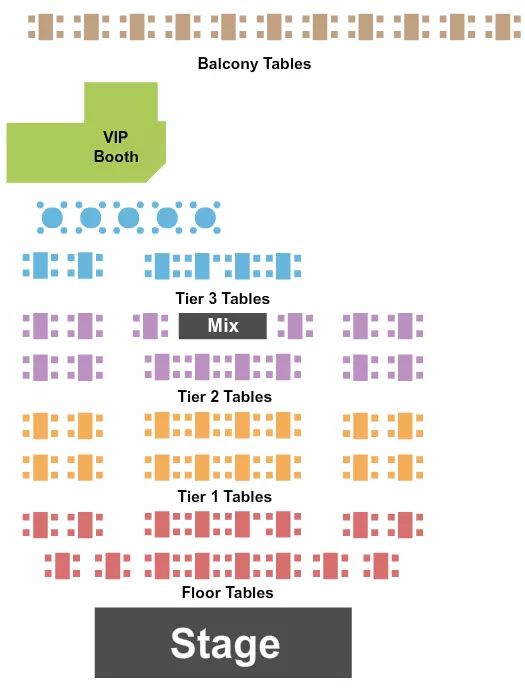 TABLES Seating Map Seating Chart