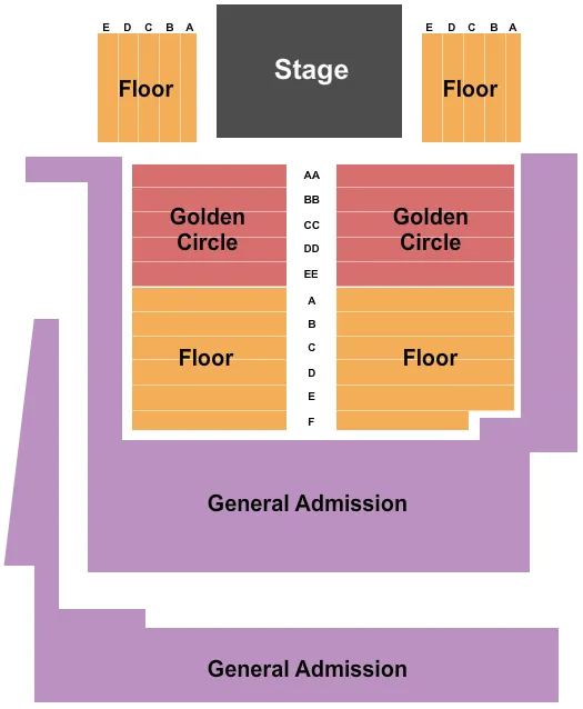 ENDSTAGE 3 Seating Map Seating Chart