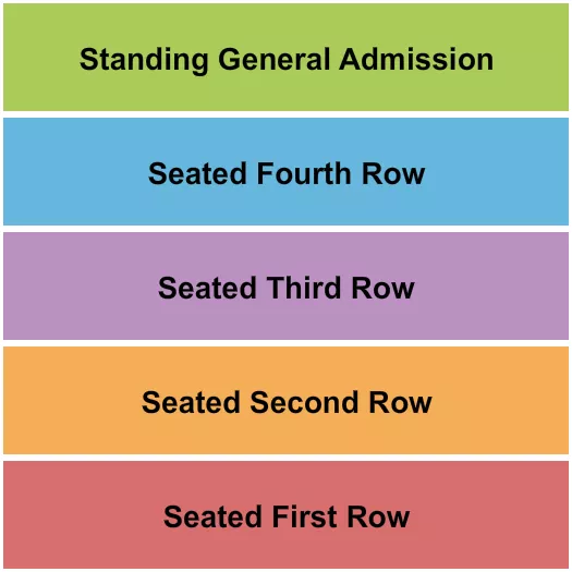 MIDGETS WITH ATTITUDE Seating Map Seating Chart