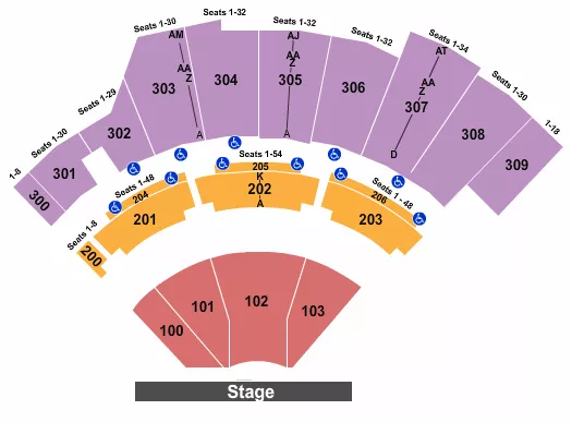 ENDSTAGE 2 Seating Map Seating Chart