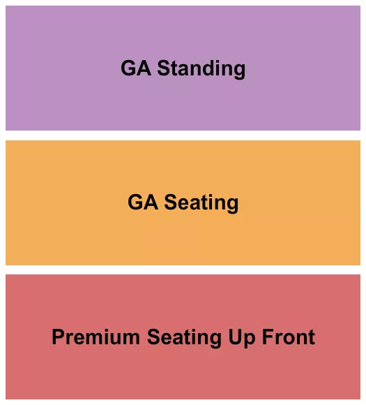 THE WOOLY FL GASEATED GASTANDING Seating Map Seating Chart