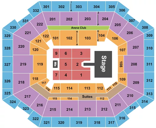 CECE WINANS Seating Map Seating Chart