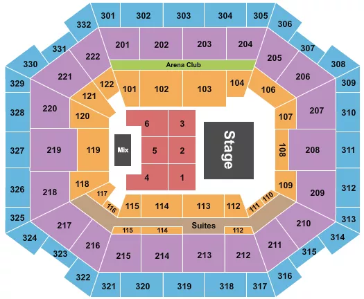 HALF HOUSE 2 Seating Map Seating Chart
