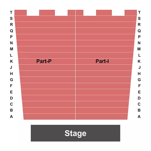 THEATRE JEAN DUCEPPE AT PLACE DES ARTS END STAGE Seating Map Seating Chart