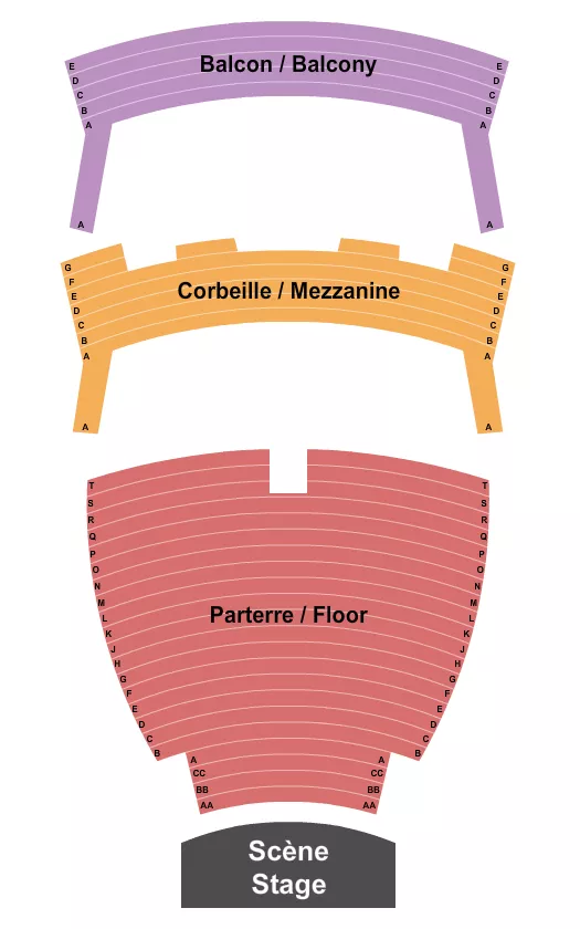 ENDSTAGE 2 Seating Map Seating Chart