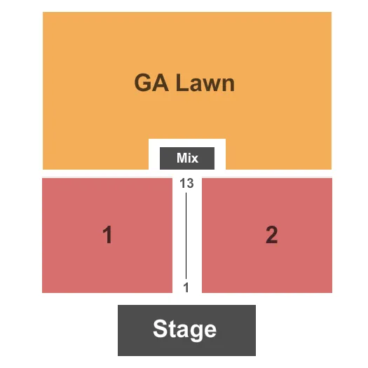 THOMPSONS POINT END STAGE Seating Map Seating Chart