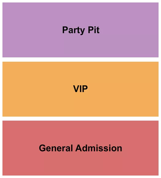 GA VIP PARTY PIT Seating Map Seating Chart