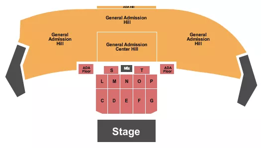 ENDSTAGE 4 Seating Map Seating Chart