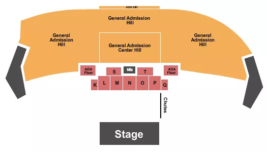 RODEO 2 Seating Map Seating Chart