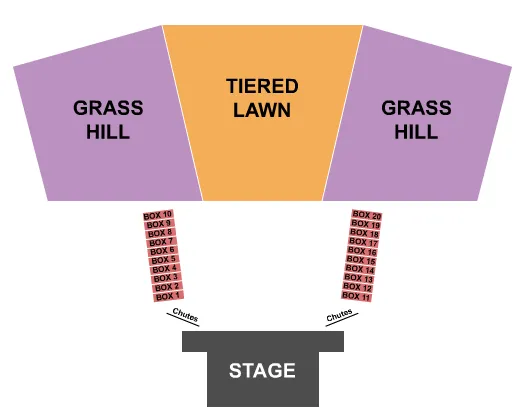 RODEO Seating Map Seating Chart