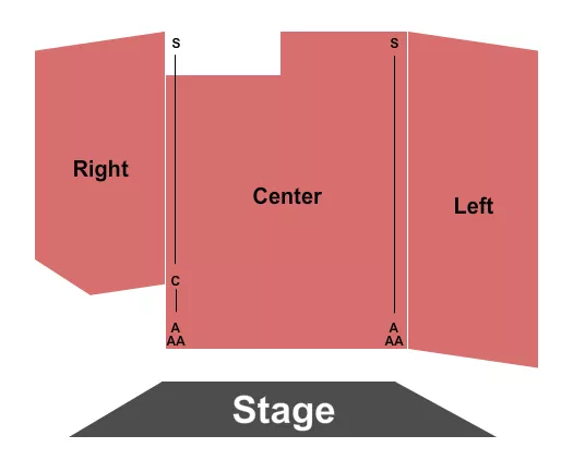 ENDSTAGE Seating Map Seating Chart