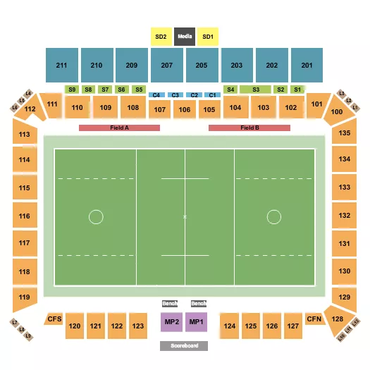 LACROSSE Seating Map Seating Chart