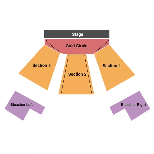 END STAGE Seating Map Seating Chart
