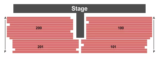 END STAGE Seating Map Seating Chart