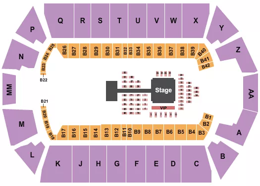 BOXING Seating Map Seating Chart