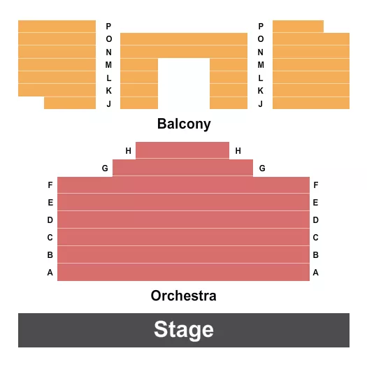 ENDSTAGE Seating Map Seating Chart